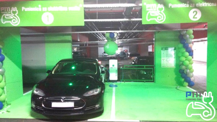 PARKING TIM opened the first filling station for electric vehicles in the city of Rijeka in the garage Zagrad